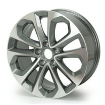18" Replacement Wheel Rim for Honda Accord 2013-2015, 18x8-inch 5-Lug Machined Grey 64048A