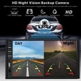 thumbnail image 5 of Naifay Estéreo de coche de doble DIN compatible con Apple Carplay y Android Auto, pantalla táctil HD de 7 pulgadas, receptores de audio para coche, Bluetooth, cámara de respaldo, Mirror Link, USB/AUX/, 5 of 5