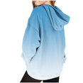 thumbnail image 7 of Cute Hoodies for Teen Girls Trendy Preppy Hooded Sweatshirts Oversized Long Sleeve Pullover Sweatshirt Girls Gradient Clothes, 7 of 7