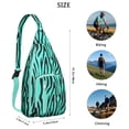 thumbnail image 2 of Aesthetic Cheetah Sling Backpack - Fashion Forward Spot Pattern, Layered Storage Shoulder Bag, 2 of 4