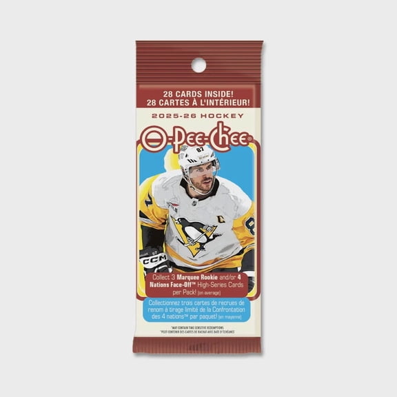 NHL Upper Deck 2025-26 O-Pee-Chee Hockey Trading Card FAT Pack [28 Cards]