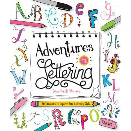 Adventures in Lettering : 40 Exercises to Improve Your Lettering (Best Way To Improve Communication Skills In English)