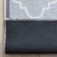 thumbnail image 5 of Custom Size 22" Wide Runner Cotton Backing Machine Washable Hall Rug 22 Inches Wide x 80 Feet Long Runner (22" x 80' Runner) Brooklyn Trellis Grey Geometric Indoor Outdoor Low Pile, 5 of 5