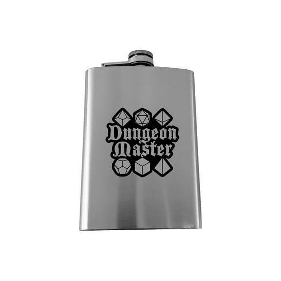 8oz Dungeon Master SS Flask L1