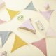 thumbnail image 3 of 5.2 Meter Triangle Flag Banner, 2 Pieces Triangle Flag Banner Flying Banner, Suitable for Party Decoration, Each 2.6 Meter Long (Rainbow Color), 3 of 4