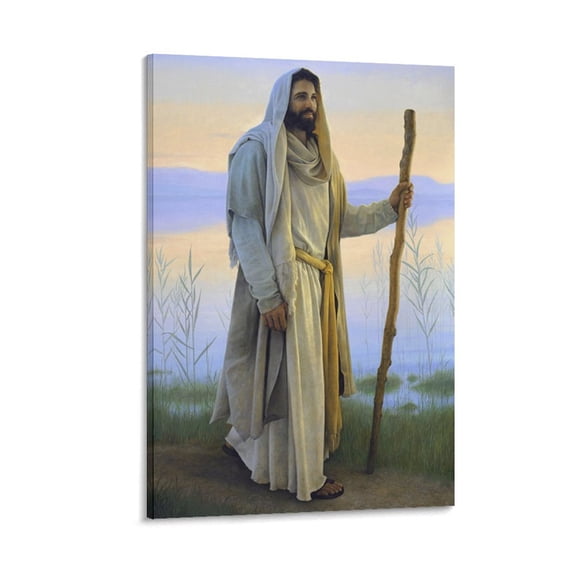 Greg Olsen Print Painting Come Follow Me Canvas Wall Art Prints Poster Gifts Photo Picture Painting Posters Room Decor Home Decorative 24x36inch(60x90cm)