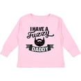 thumbnail image 3 of Inktastic I Have a Fuzzy Daddy Beard Boys or Girls Long Sleeve Toddler T-Shirt, 3 of 5