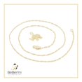 thumbnail image 5 of BEBERLINI Elephant CZ Charm 14K Gold Filled Rope Chain Pendant Necklace Jewelry Women 18", 5 of 7