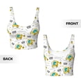 thumbnail image 5 of Naloa Dinosaur on Excavator Sports Bras for Women, High Support Bra with Removable Pads, Comfortable - Small, 5 of 9