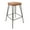 Beige, variant on OSP Home Furnishings Mayson 26" Counter Stool in Sand with industrial steel Base 2/CTN