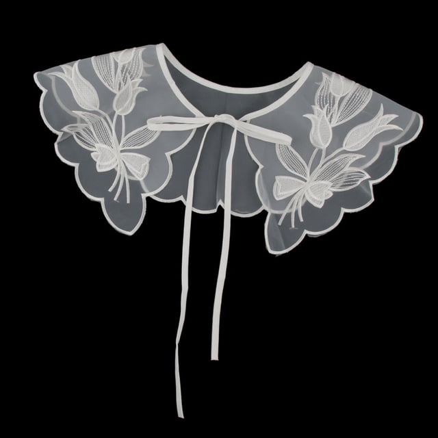 Cuello Desmontable De Blusa Macarena Decoración De Vestidos Suéteres Collar de encaje