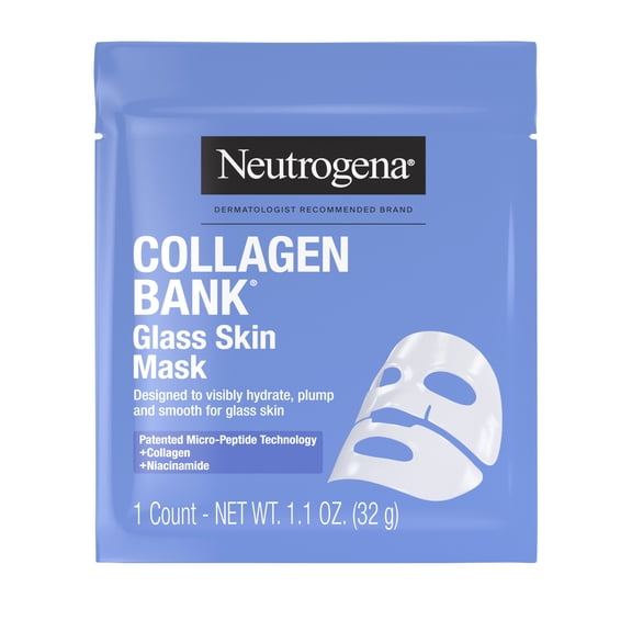 Neutrogena Collagen Bank Glass Skin Mask, 1 Count