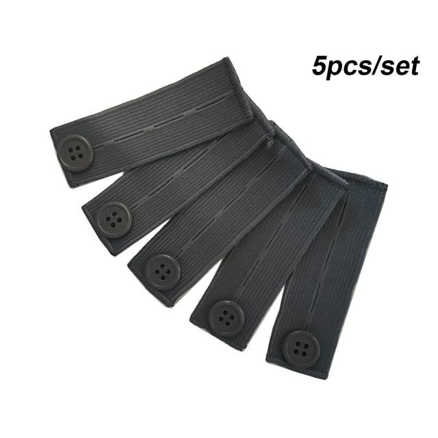 Belly Band Comfortable Maternity Pants Extender Pant Button Extenders Waistband Clothes Extension Washable Jeans Accessory deep gray