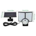 thumbnail image 2 of Hwkond Solar Light Outdoors Solar Wall Light Split Body Sensor Rotating Street Light LED Outdoor Light Garden Lights on Clearance, 2 of 6