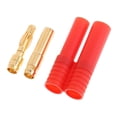 thumbnail image 4 of segolike 5x Connecteurs Sans Fil HXT, 4.0 mm 4mm Banane (Mâle & Femelle) avec Boîtier Rouge, 4 of 8