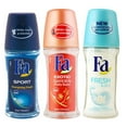 thumbnail image 5 of Fa Deodorant 1.7 Ounce Roll-on Whitening & Care, Antiperspirant for Women - 50ml (3 Pack), 5 of 6
