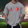 thumbnail image 2 of Big and Tall Shirts for Men Short Sleeve T Shirt Summer Casual Ventilate Beach Holiday Monkey Print Tops Tee Shirt Mens Shirts Pack Large T Mens Small with Pockets Big Tall for Men 2XL, 2 of 4