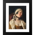 thumbnail image 2 of Pietro Rotari 15x18 Black Modern Framed Museum Art Print Titled - Portrait of a Young Woman, 2 of 5