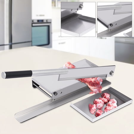 Manual Meat Bone Cutter Chopper Chicken Guillotine Bone Cutting Machine Cutting Machine with Blade Food Spatula for Cutting Pig Feet, bar Bones, Beef Ribs, Lamb Chops, Pork Ribs