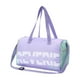 thumbnail image 1 of Bolsa de viaje para gimnasio, impermeable, con correa ajustable y compartimento para zapatos. Púrpura, 1 of 9