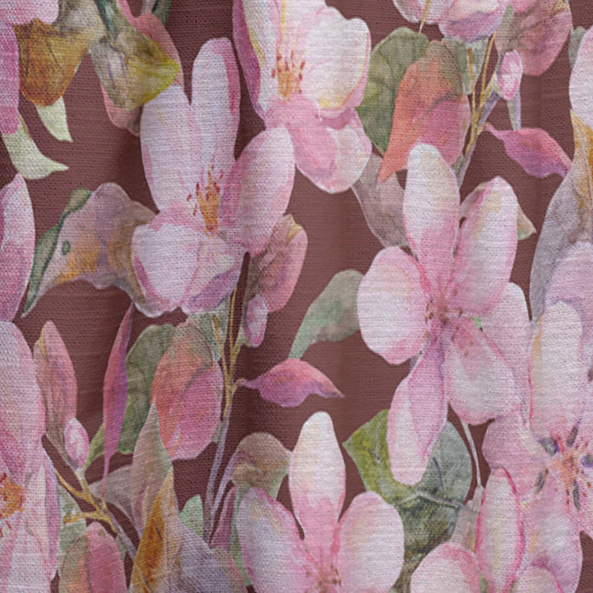Designart 'Blossom Pink LII' Traditional Curtain Panel