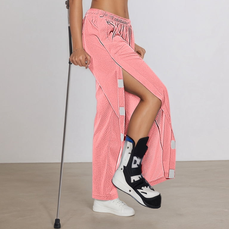 TrendOFT Women's Tear Away Pants Easy Access Adaptive Pants Wide