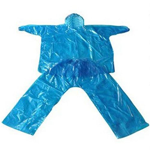 PWFE Adult Disposable Raincoat Set with 