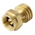 thumbnail image 2 of GLFILL Solid Brass Steak Saver Propane Tank Adapter 1lb To 20lb Grill Bottle Converter, 2 of 9
