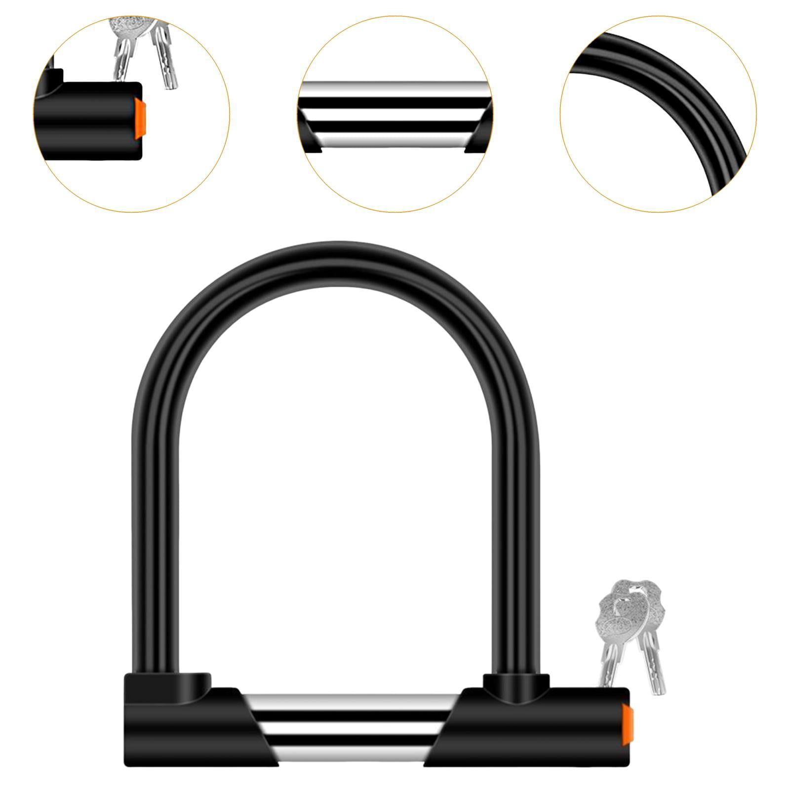 Baoblaze Electric Bike Lock Bike U Lock Anti Waterproof Motorcycle Scooter Lock