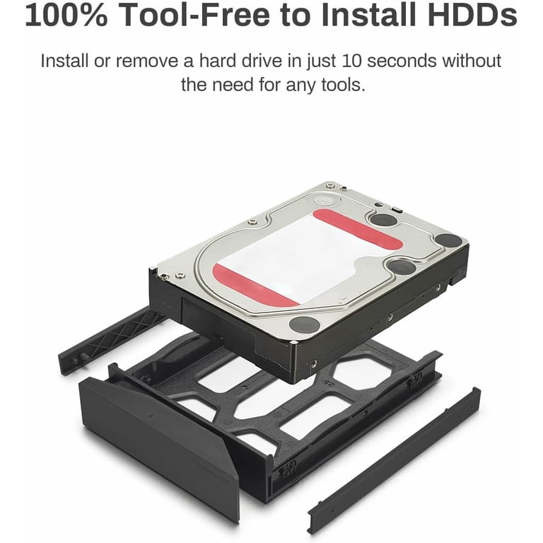 TERRAMASTER D5 Hybrid HDD NVMe Enclosure - USB 3.2 Gen 2 10Gbps 