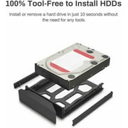 TERRAMASTER D5 Hybrid HDD NVMe Enclosure - USB 3.2 Gen 2 10Gbps Type C 5Bay USB Storage يدعم RAID 0/1 / Single / JBOD Exclusive 2 + 3 RAID Hybrid Disk Array (Diskless)