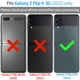 thumbnail image 2 of Funda para teléfono móvil KeziHome Galaxy Z Flip 4 de piel auténtica negra, 2 of 8