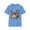 Carolina Blue, variant on Butterfly Shirt, T Shirt with Butterfly, Monarch Shirt