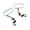 Color:Black, variant on Bike Rear View Mirror Wide Range Back Sight 360 Degree Rotatable Safety Rear View Mirrors Bicycles Cycling Accessories