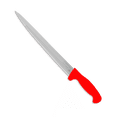 thumbnail image 1 of Cuchillo Cecinero Caledonia 14 pulgadas rojo, 1 of 1