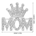 thumbnail image 4 of Broche de mamá, pin de corona, pin de solapa para ropa, regalo del Día de la Madre para mujeres, 4 of 8