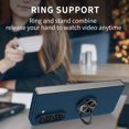 thumbnail image 4 of Decase For Samsung Galaxy Z Fold5,Impact Resistant Bumper Multi-Angle Degree Rotating with Magnetic Metal Ring Holder Drop Protective Rugged Phone Case Cover,darkblue, 4 of 8