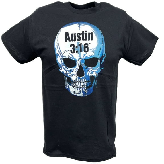 Stone Cold Steve Austin 316 Faded Skull T-shirt
