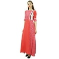 thumbnail image 3 of Phagun Rayon Designer Floor Length Kurti Dress Womens Ethnic Indian Tunic Long Flared Anarkali Kurta, 3 of 6