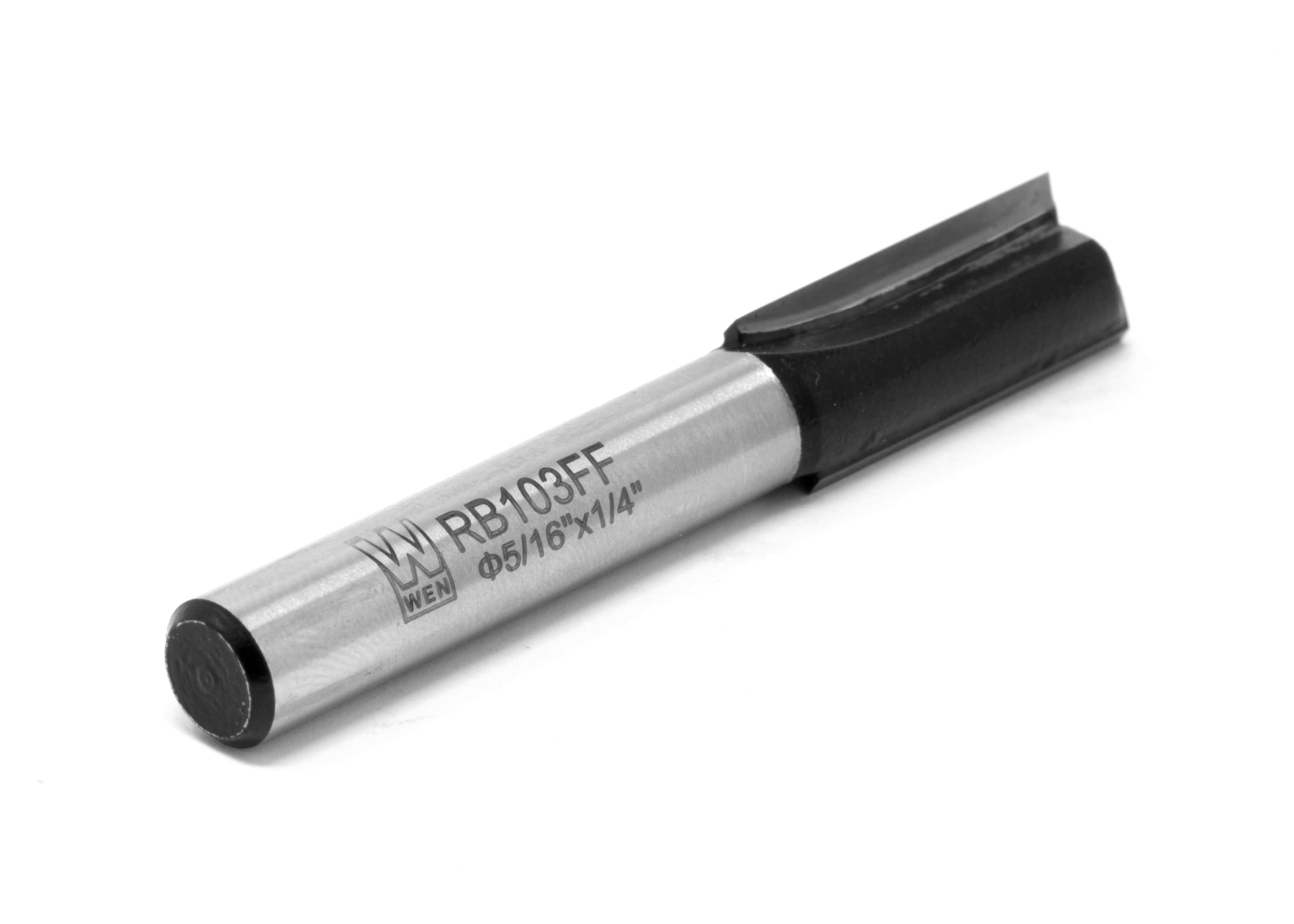 WEN 5/16 in. Straight 2-Flute Carbide-Tipped Router Bit with 1/4 in. Shank