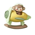 thumbnail image 2 of Whistle Plane, Musical Cartoon Monkey Plane Whistle  for Home for Over 4 Months Baby Pink,Blue,Green, 2 of 8
