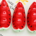 thumbnail image 2 of Clispeed Watermelon Chopstick Rack Red Ceramic for Holding Chopsticks 5Pcs, 2 of 4