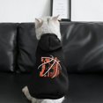 Bybiment Dog Hoodie Soft Cat Clothes, Theme Basketball Graphics Pet