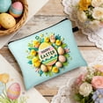 thumbnail image 5 of Generic Easter Makeup Bag Set, Cosmetic Zipper Pouch with Bunny Chick Egg Design, Happy Easter Toiletry Bag for Women Girls, Spring Holiday Travel Organizer, Easter Basket Stuffers Gift, 5 of 6