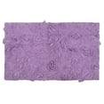 thumbnail image 2 of Home Weavers Modesto Bath Rug 100% Cotton Bathroom Rugs Set, Washable Rug, Extra Soft Cotton & Water Absorbent bath Rug, Kitchen Mat, Bath Mat Set, Bath Floor Mat Non Slip, 21"x34" Rectangle, Purple, 2 of 9