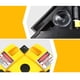 thumbnail image 4 of Nivel de proyección láser en ángulo recto con carcasa de plástico integrada, nivel de línea láser horizontal y vertical infrarrojo para baldosas, color amarillo, 4 of 5