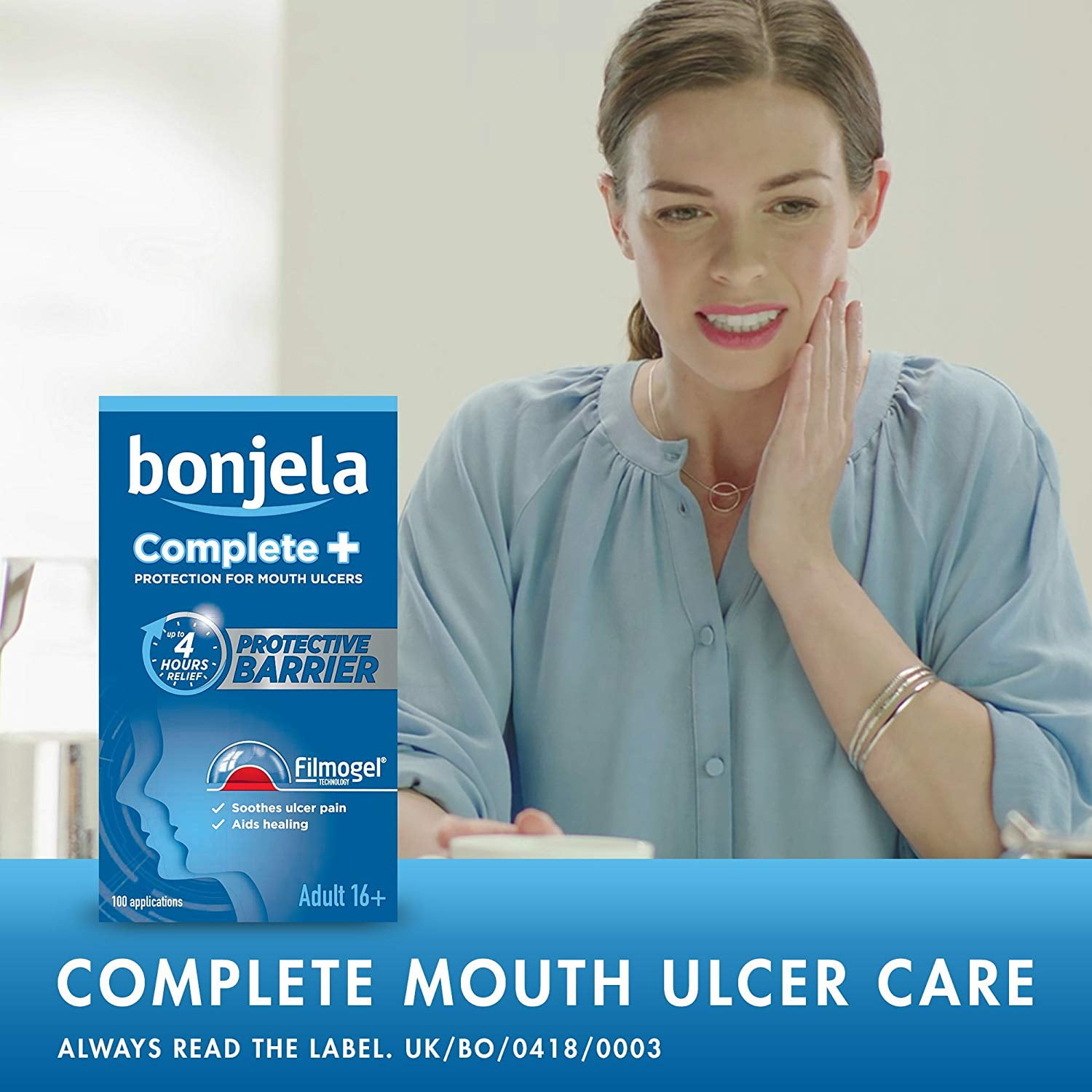 bonjela complete plus 10ml complete mouth ulcer care by bonjela complete plus by reckitt benckiser walmart com