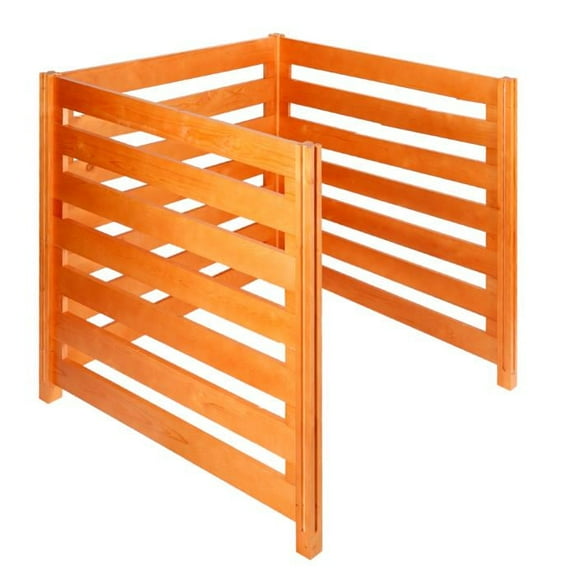 Air Conditioner Fence Screen for Outside, Durable Wood, Ventilated Slats, Quick Connect, AC Screen, Garden, Backyard, Outdoor Privacy