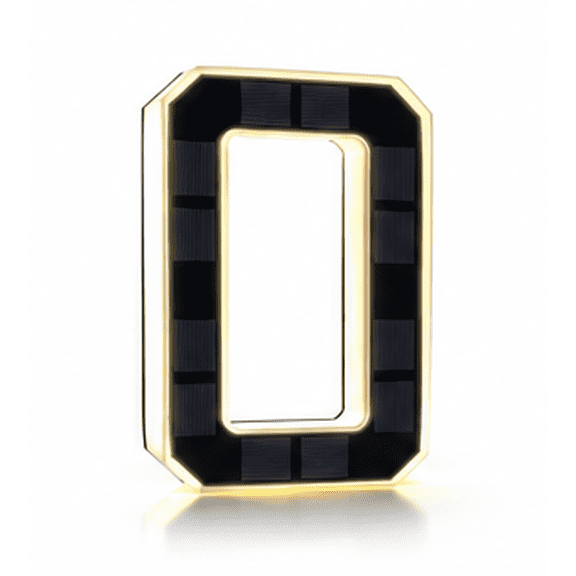 Solar Led House Numbers & Letters, 9 Inch IP65 Waterproof Light Up Led Address Numbers Signs, 8-12h Night Visibility, Easy DIY Install, Solar Lighted House Numbers for Outside