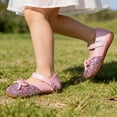 thumbnail image 5 of Toddler Flower Girl Dress Shoes - Girl Ballet Flats Party School Shoes Wedding, 5 of 9